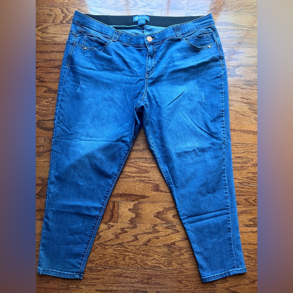 Democracy Dark Blue Ankle Jeans